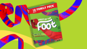 Kẹo dẻo Fruit by the Foot vị trái cây gói nhiều hương vị 113g 6 gói