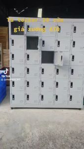 Tủ sắt locker đựng đồ riêng cho nhân viên văn phòng tủ văn phòng 20 cửa 24 cửa 25 cửa 30 ngăn khóa có chìa đầy đủ như hình 100%