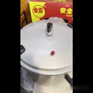 Big Size Pressure Cooker 40cm 36L Aluminum with Steaming Tray Heavy Duty