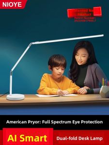 NIOYE | Smart Voice Control LED Full Spectrum Eye Protection Study Desk Lamp