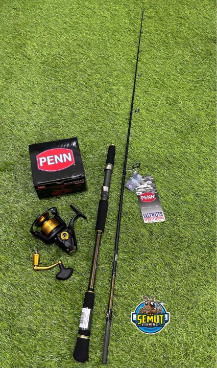 PAKET COMBO PENN JIGGING JORAN PENN CLASH 632 PE3 PE4 DAN REEL