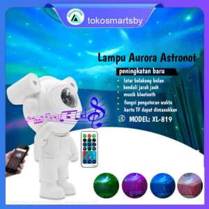 Lampu Tidur Proyektor Astronot Bintang Bulan Projector Light Astronaut