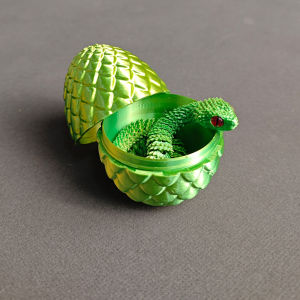 3D Print Đồ Chơi Mô Hình Toàn Thân Rắn Đầu Độc Có Thể Di Chuyển Treo Trang Trí Bàn Chơi Du Lịch Cho Trẻ Em Từ 1-20 Tuổi