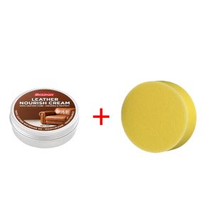 Mink Oil Leather Sofa Nourishing Cream Colorless Odorless Ultimate Care with Sponge for Sofa Leather Maintenance Mink Oil Cream