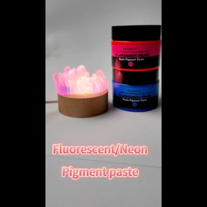 Epoxy Resin Pigment 10 Colors 50g Set High Concentration Fluorescent Pastes DIY Jewelry Accessories Crafts Art Projects