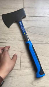 2 Pieces - ARES Hand Axe Durable Sharp For wood cutting Reliable High Carbon Steel Non-Slip Grip Built
