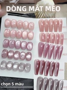 Sơn Gel Móng Tay TC 2025 Pure Desire Màu Hồng Xuyên Thấu Kiểu Mắt Mèo 10ml Thiết Kế Mắt Mèo Hồng Thần Thái Nữ Thần