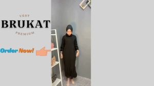 Rompi Korea Style Wanita Kekinian & Vest Lace Burkat Malika Premium