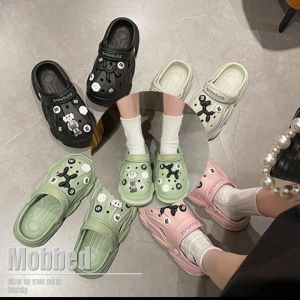 QZshop รองเท้าแฟชั่นสไตล์เกาหลี รองเท้าหัวโตพร้อม jibbitz⚡️ ลายการ์ตูนสุดน่ารัก สายเกาหลีต้องมีติดตู้น้าา🐨