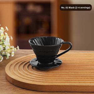 MONGDIO | Ceramic Hand Pour Coffee Filter V60 Glass Sharing Pot