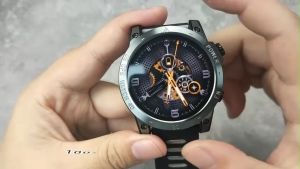 NORTH EDGE CROSS FIT3 GPS Smart Watch Mens Outdoor Sports Watch AMOLED Screen Compass Altimeter Barometer 50m Waterproof Mens Smart Watch