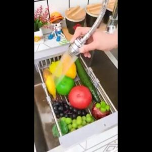 Kepala Kran / Booster Selang / Shower Kran Bahan Stainless Hitam WXJ-4