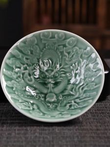Rongchuan Qingci Ceramic Tea Cup Dragon Owner Cup Zodiac Dragon Single Cup Gongfu Tea Set Home Use Ceramic Tea Bowl