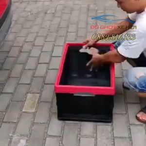 Thùng đựng đồ Ô Tô để cốp có thể gập gọn kèm túi bạc chống thâm - dung tích30L- Mua Hộp Đựng Chứa Đồ Đa Năng Xe Ô Tô - Mua ngay Thùng đựng đồ co dãn đa năng dung lớn 40 lít cực thích hợp để bạn cất đồ trong cốp xe