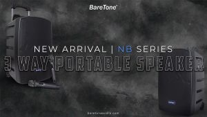 BareTone Speaker Portable MAX12NB Speaker Bluetooth 12Inch Portable Support Micro SD & USB -Garansi Resmi 1 Tahun