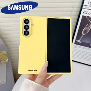 For Samsung Z Fold 7 6 5 4 3 2 1 Luxury Ultra Thin Skin Feeling PC Fold Phone Case Candy Color Anti Drop Shockproof Bumper Cover h260320