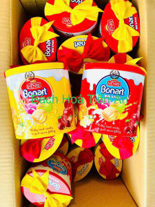 Kẹo Cứng sữa KING HENRY BONART nhân sốt trái cây hộp thiết Ht 120g tết an khang - Bánh kẹo nhập mẫu 2026