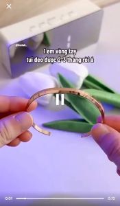 Vòng tay cuff trơn không gi bảo hành 5 năm - Lắc tay cặp đôi bản đẹp (Không khắc tên)