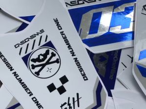 0759 (COD) Sticker Decal CRF 150 L FullBody Kombinasi Biru Candy Dan Crome Bebas Request Terbaru - Sticker Premium CRF Terbaru - Sticker Variasi CRF 150L Terbaru - Sticker Striping CRF 150L Terbaru