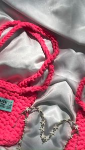 Túi xách kẹp nách handmade có sẵn kèm tag