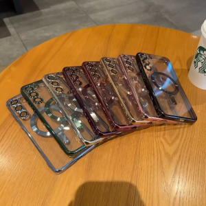 CASE UNTUK SAMSUNG GALAXY A56 5G / A55 5G / A36 5G / A35 5G / A34 5G / A25 5G / A24 5G / A26 5G / A54 5G / A16 5G / A15 / A05S / S24 FE / S23 FE / S21 FE Soft Case MagSafe Magnet Wireless Plating Casing