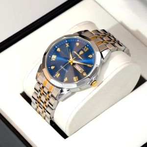 Đồng hồ nam chính hãng POEDAGAR 810 đồng hồ kim loại sang trọng thanh lịch cổ điển dây đeo bằng thép không gỉ