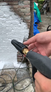 High-pressure water gun head cleaning machine foam head spray head direct suction type