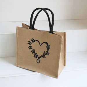 Túi Tote Vải Lanh Dung Tích Lớn Cho Nữ Túi Xách Thường Ngày Đi Làm Đi Làm Túi Mua Sắm Túi Tote Vải Lanh Đa Năng