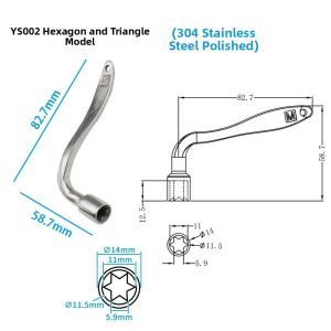 TEKANAI | Fire & Distribution Box Switch Lock Triangle Core Four-Way Key