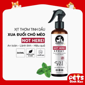 Xịt Thơm Xua Đuổi Chó Mèo NOT HERE Ngăn Chó Mèo Cắn Phá Đồ Vật Tiêu Tiểu Sai Chỗ Khử Mùi Hiệu Quả