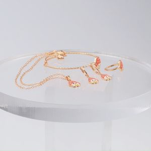 Hyl Jewelry 109S: Set Perhiasan Anak Titanium Emas Lapis Terbaru Anti Karat Muda 24k