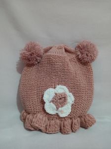 Kupluk bayi ciput bayi kupluk anak pom pom