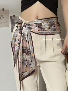 Pouie | Vintage Print Wide Long Scarf