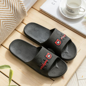 Summer Style Couples Indoor Slippers Soft Bottom Home Bathroom Shower Anti-Slip Cute Simple Design Womens Indoor Sandals