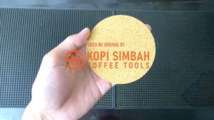 Alas Tatakan Gelas Kayu Cork Wood Drink Coaster Glass Cup Mat
