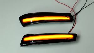 Đèn Xi Nhan LED Cho Hyundai Elantra GT Avante MK5 MD UD Veloster I30 GD Đèn Xi Nhan Động Đèn Nháy Tuần Tự Kiểu Dáng Bóng Mờ Đen