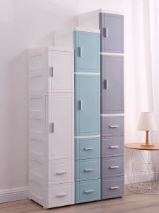 25/35cm Gap Cabinet Single Door Drawer Narrow Gap Cabinet Bathroom Kitchen Storage Cabinet Storage Rack Locker