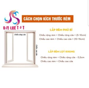 RÈM CẦU VỒNG REMLUXTT [ cản nắng 80% ] làm nhanh chóng