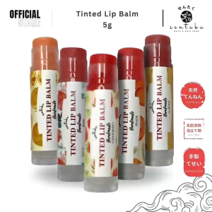 🌸SENTAKU🌸 Tinted Lip Balm 100% handmade Moist & Hydrating Tinted Lip Balm 5g