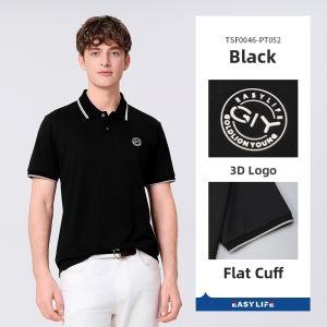 GYgoldlion | Cool Sensation Polo Shirt Mens Short Sleeve T-shirt