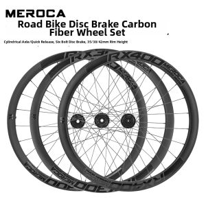 MEROCA | Carbon Fiber 700C Wheelset Tubeless Disc Brake 120T