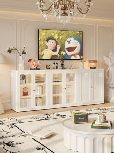 Steel Module Assembled Cabinet Multi-Functional Free Combined TV Cabinet Low Bookcase Small Bookshelf Living Room Storage Cabinet