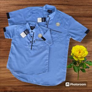 Koko couple ayah dan anak Baju muslim Pakaian muslim Baju koko