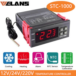STC-1000 12v 24v 220v digital thermostat for incubator temperature controller thermoregulating relay heating refrigeration stc 1000 for ref Thermostat Thermoregulator heating 220v 10a