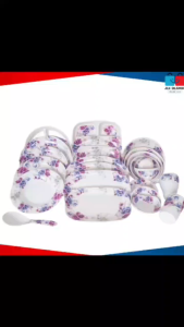 1 piece melamine dinner ware tableware plate oriental style white background & pepul flower desige