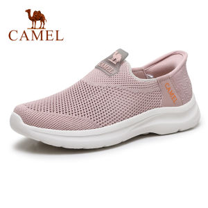 รองเท้าผ้าใบกลางนิ้วสำหรับเดินทาง Camels ฤดูร้อนปี 2025 รองเท้าผ้าใบสวมใส่สบายระบายอากาศได้ดี ทรงลำลอง ส้นสูงปานกลาง