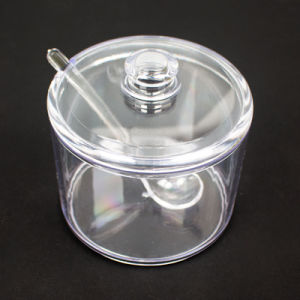 Transparent Acrylic Chili Bottle Commercial Restaurant Kitchen Seasoning Box Storage Tank Pepper Jar MSG/Salt Seasoning Containers