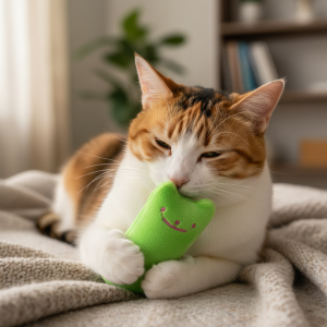 Teeth Grinding Catnip Toys Funny Interactive Plush Cat Toy Claws Thumb Bite Cat Mint Pet Kitten Chewing Toy For Cats 2026 New