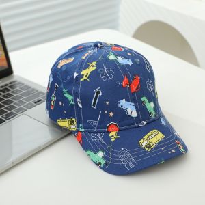 Full-Color Graffiti Cartoon Pattern Baseball Cap Trendy and Unique for Children. Perfect for Wearing at Amusement Parks.