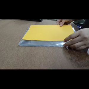 EMI Transparent PVC Holder File ( L Shape / U Shape / C Shape ) (Price For 1 PCS)